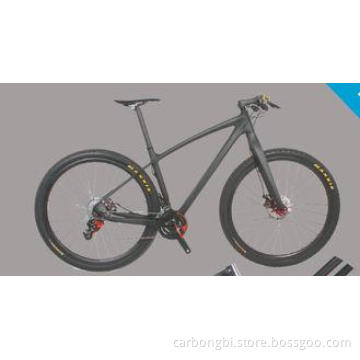 29er Hardtail MTB Carbon Mountain Bike Frame with Thru-axle